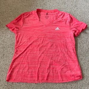 Adidas hot pink sports top